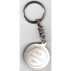 Lord Narashima Deity Photo Keyring